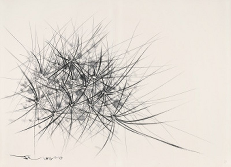 丁乙 DING YI (b.1962) 十字草No.1 Clover No.1