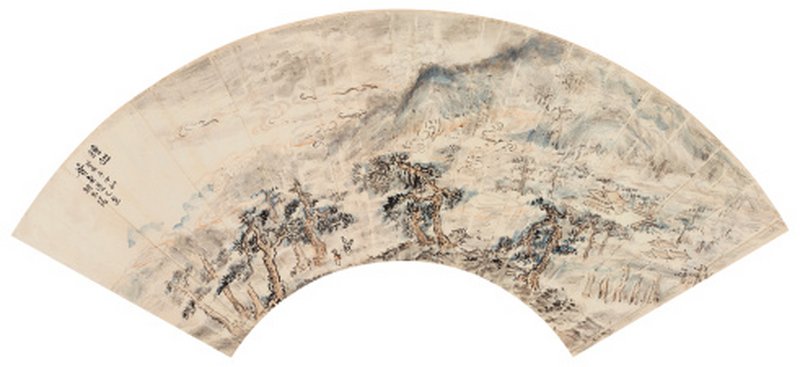 胡玉昆（明末清初） 钟山图 - 图1