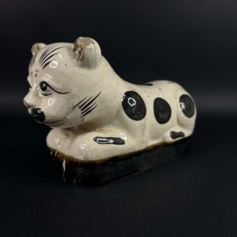 清 磁州窑猫枕