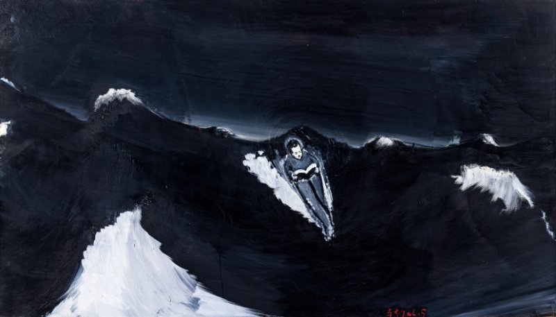 马轲 MA KE (b.1970) 读书系列-渡 Reading Series - Crossing