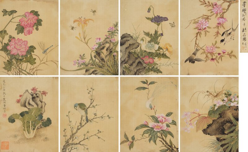 董婉贞（1776-1849） 花鸟册