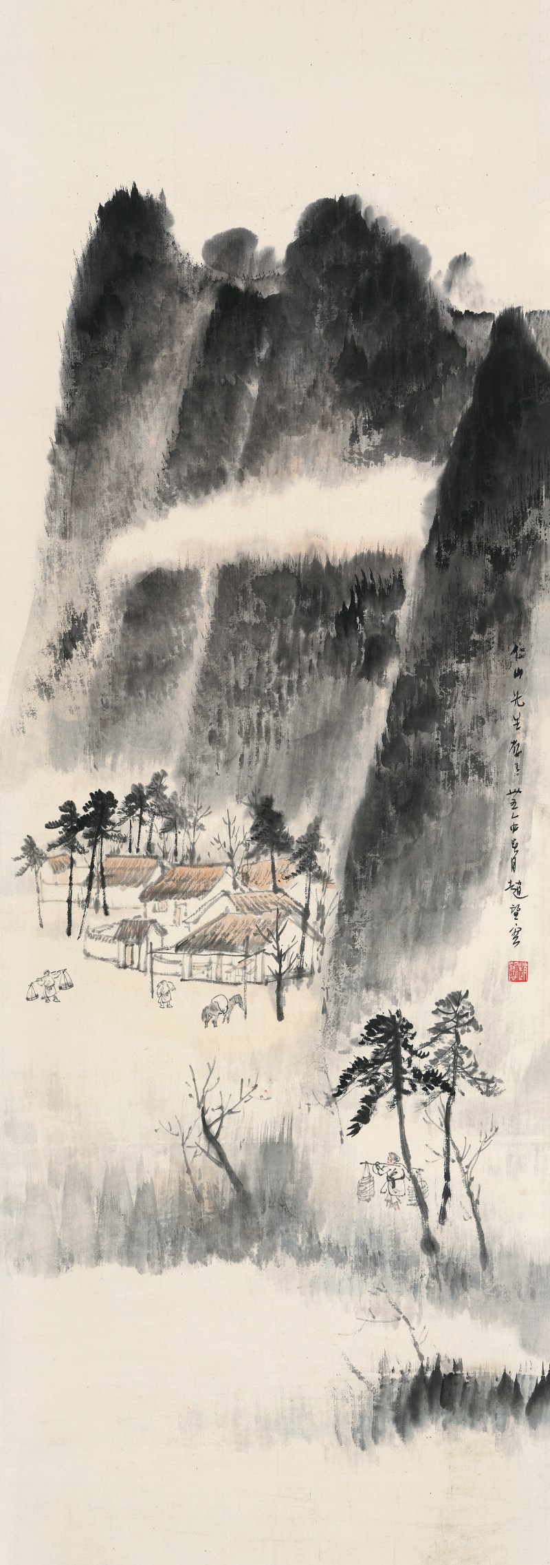 赵望云 1906-1977 蜀山图 - 图2