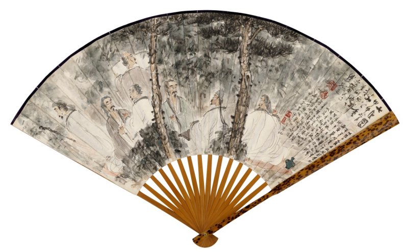 傅抱石 1904-1965 竹林七贤图