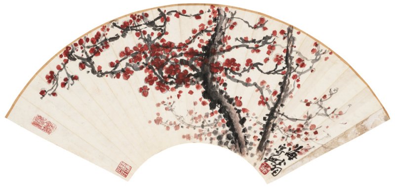 刘海粟 1896-1994 红梅