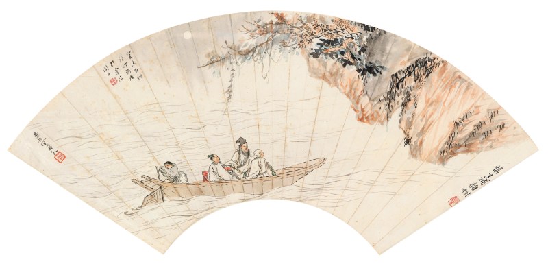 徐 操 1899-1961、吴镜汀 1904-1972、汪慎生 1896-1972   赤壁 - 图2