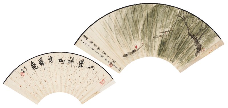 傅抱石 1904-1965 春风杨柳万千条
