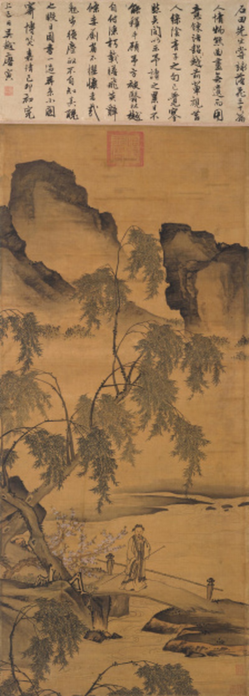 唐 寅（1470-1523） 柳溪高士
