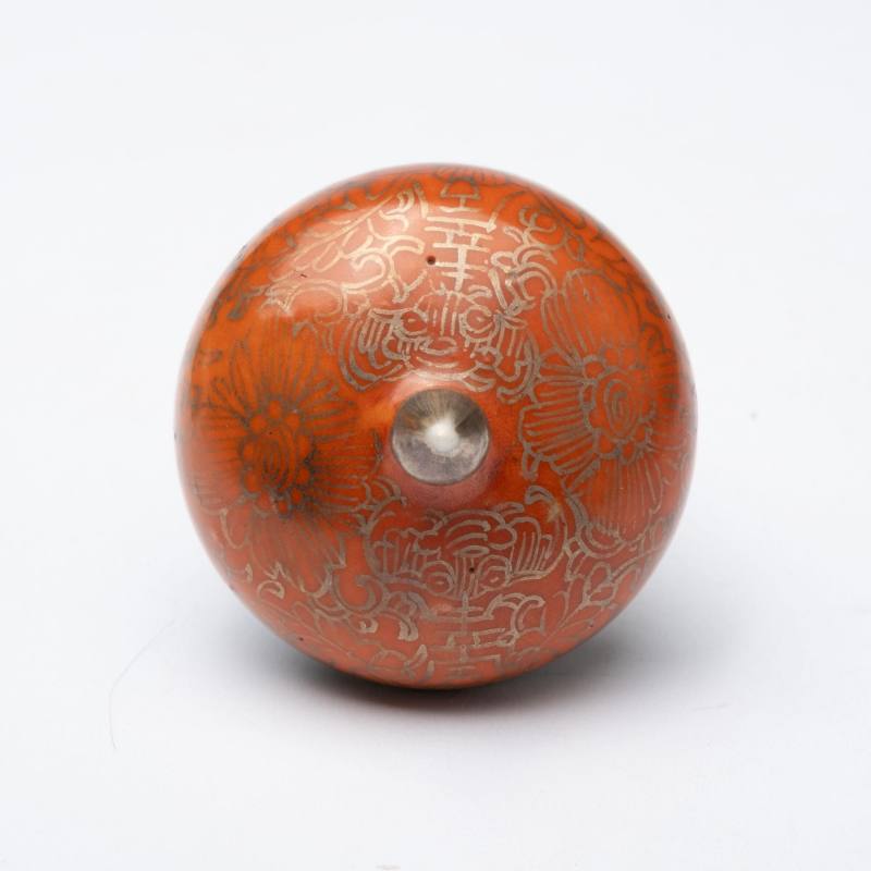    清 鞏紅蓋合 - 图10