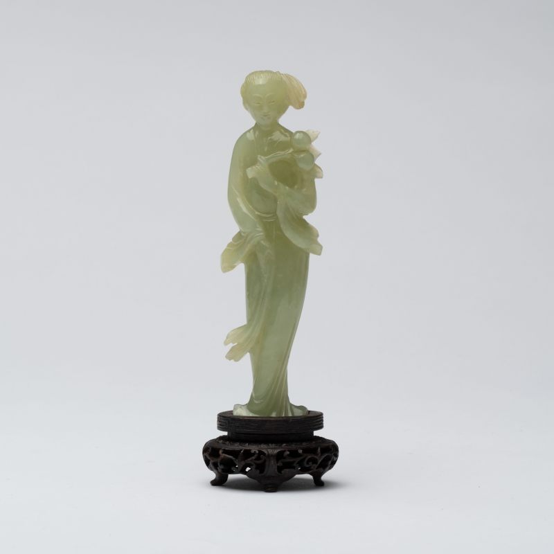    創江期 青玉仕女