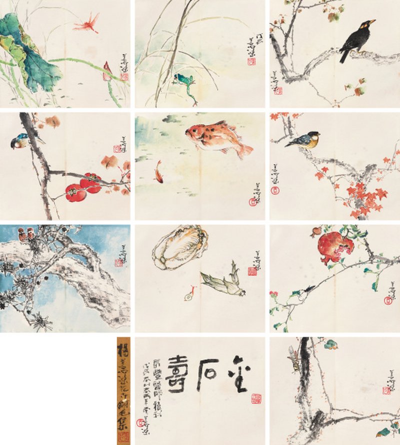 杨善深 1913-2004 花鸟翎毛集 - 图1