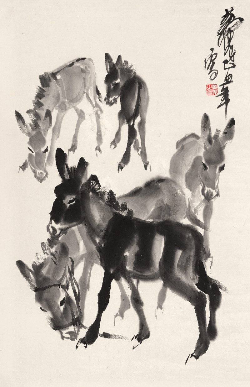 黄 胄 1925-1997 牧驴图 - 图2