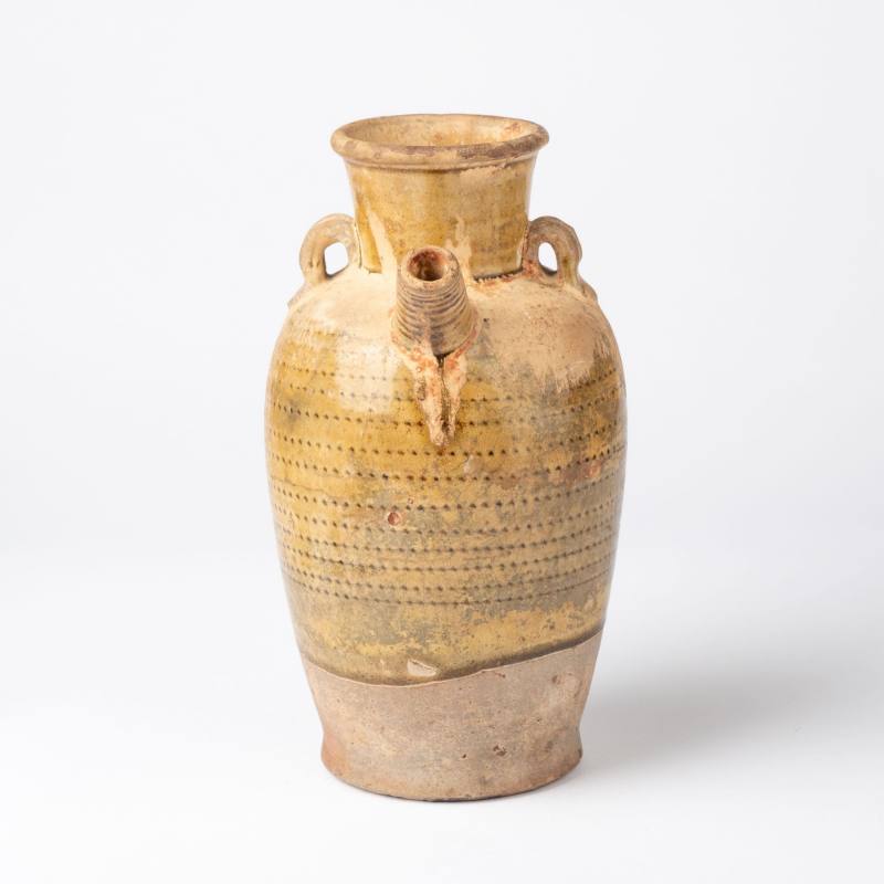    唐 邢窯黃釉執壺 - 图5