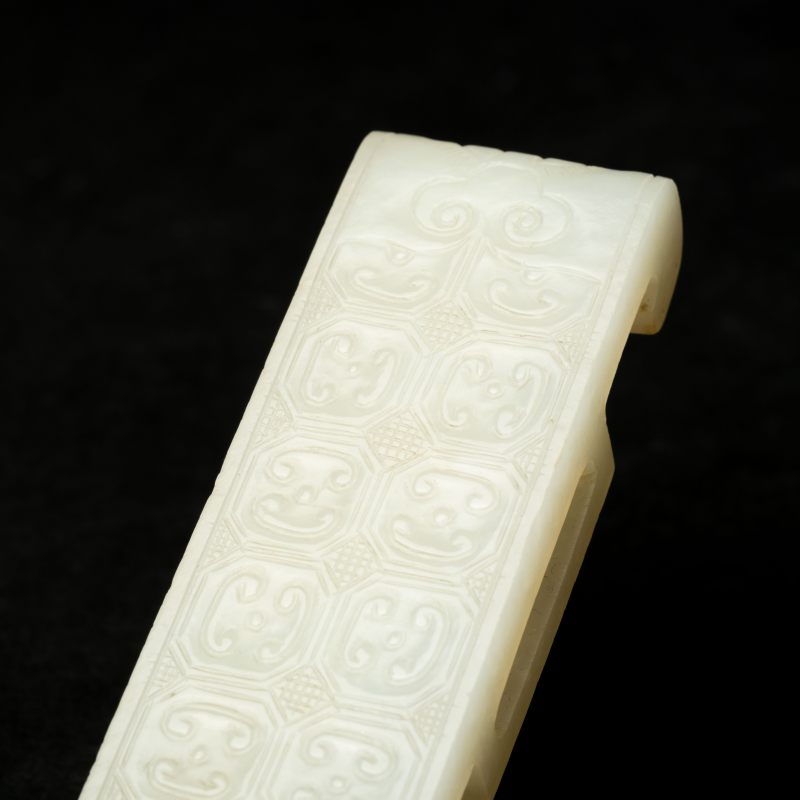    明 如意紋白玉劍衛 - 图7