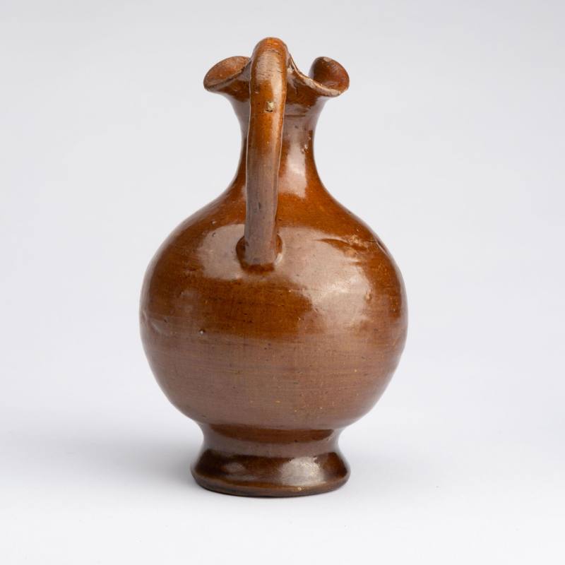    北朝 褐釉鳳首壺 - 图3