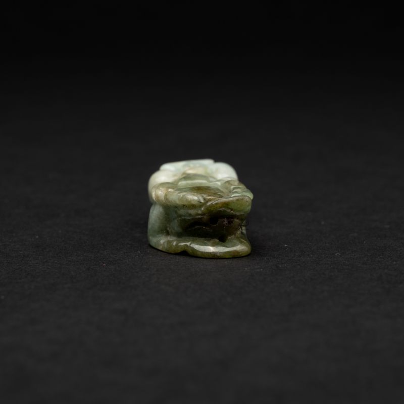    清 翡翠瑞獸鎮 - 图5