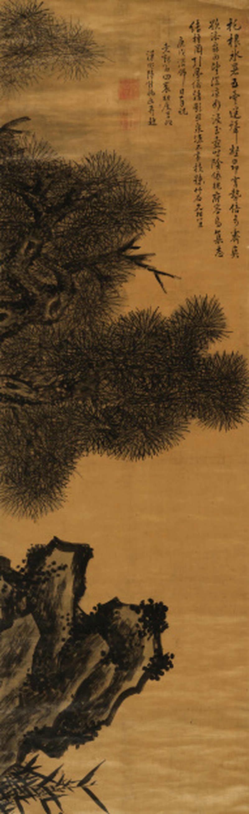 陆龙腾（清） 松石延寿