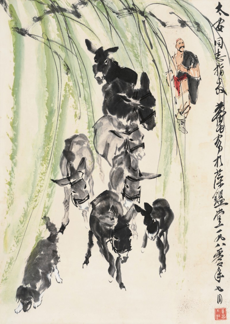 黄 胄 1925-1997 牧驴图 - 图2