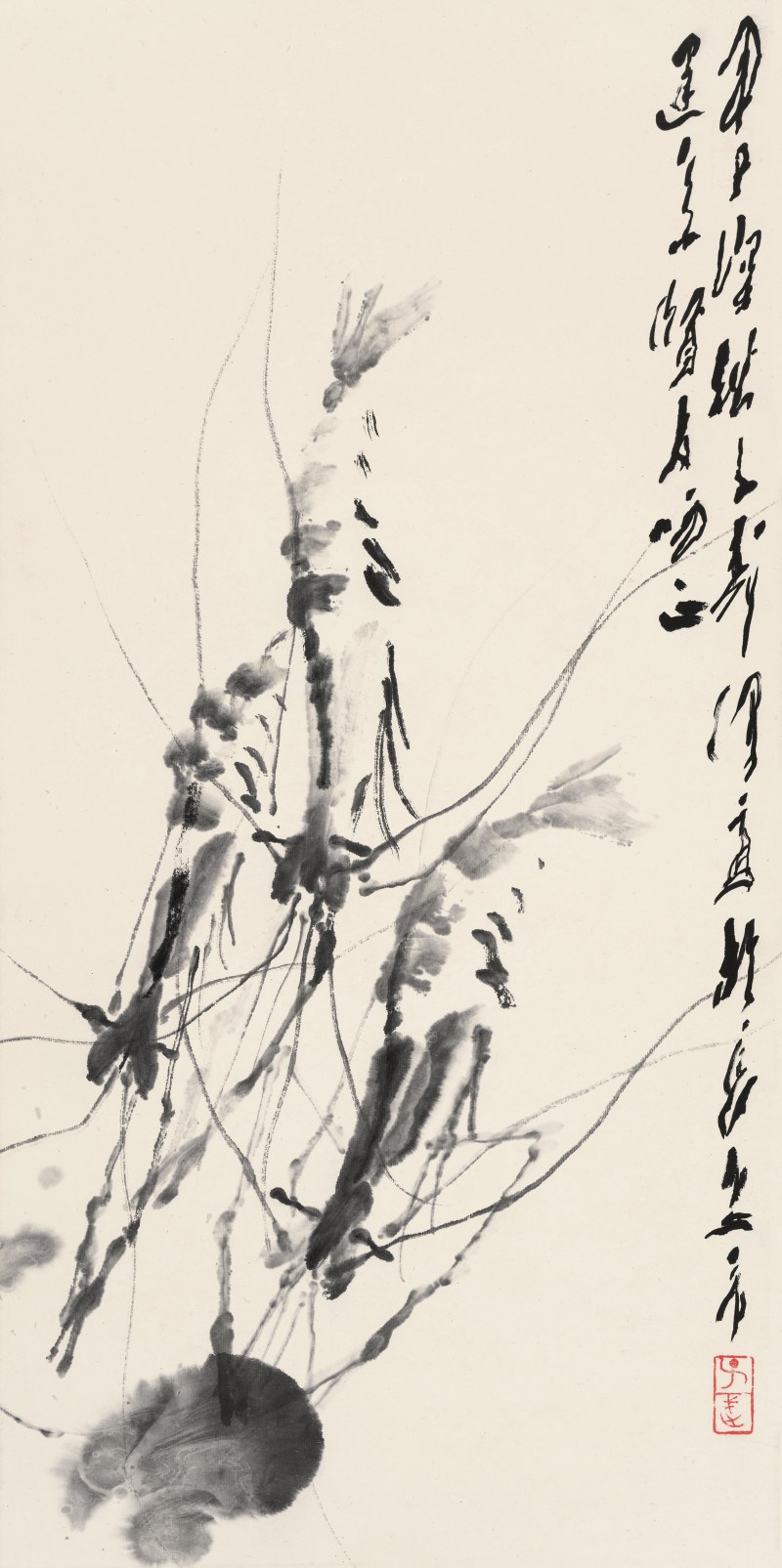 王子武 1936-2021 墨虾 - 图2