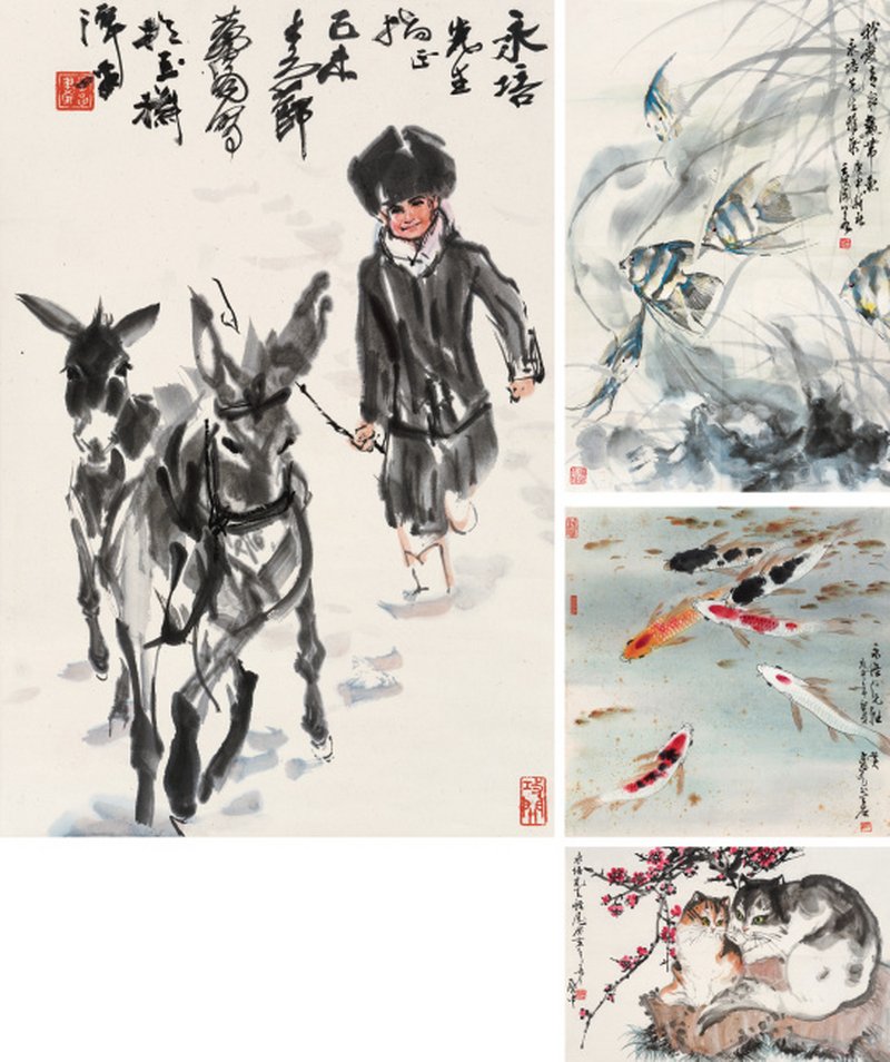 黄 胄 1925-1997 赶驴图