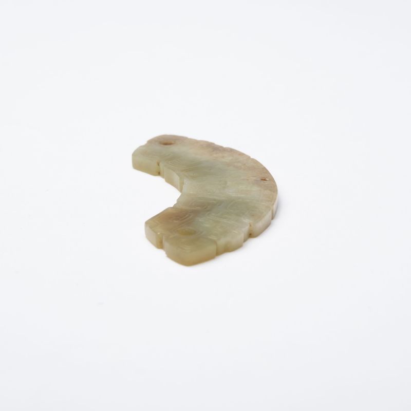    春秋 三孔龍紋玉璜 - 图4
