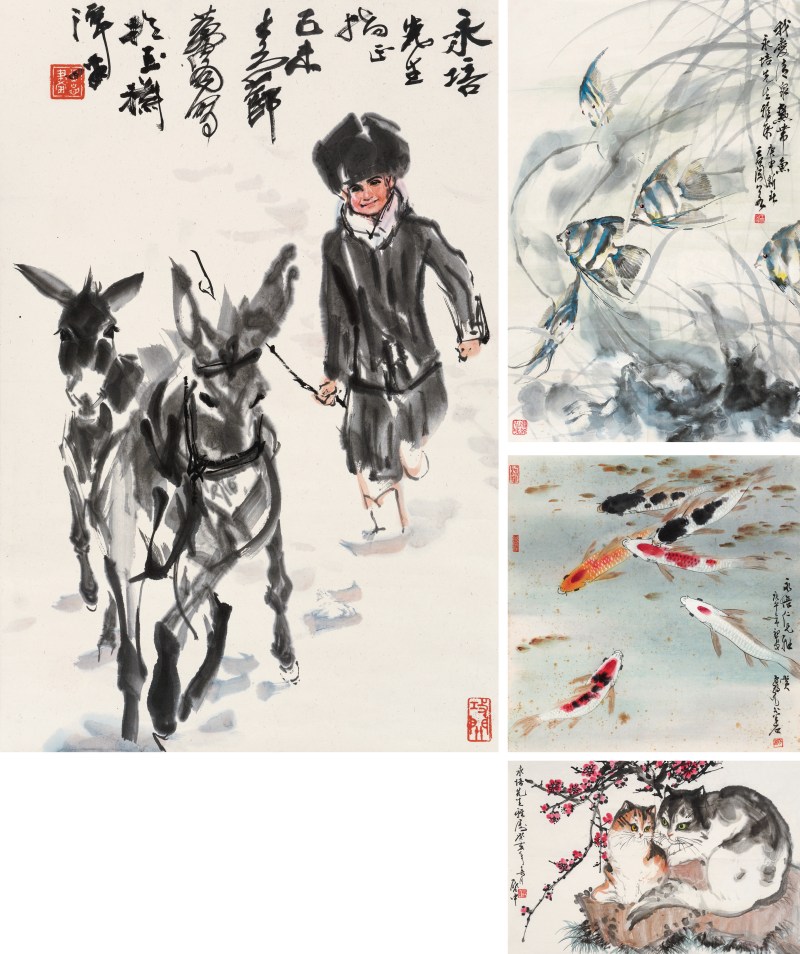 黄 胄 1925-1997 赶驴图 - 图2