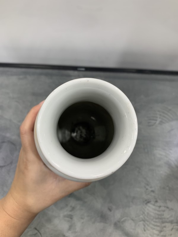 民国矾红墨彩描金孙悟空三岛求方纹瓶 - 图6