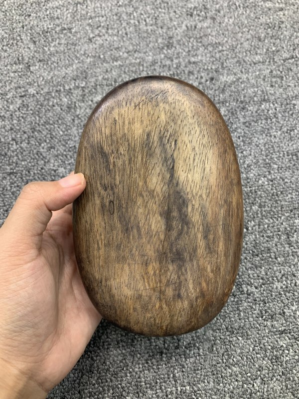 清早期端石随型砚台(带木盒) - 图8
