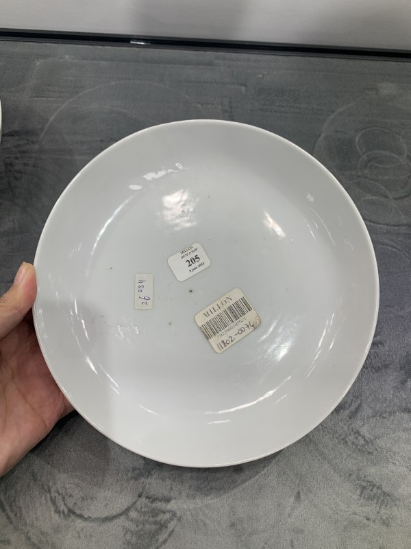 清晚期粉彩篮花纹盖锅 - 图11