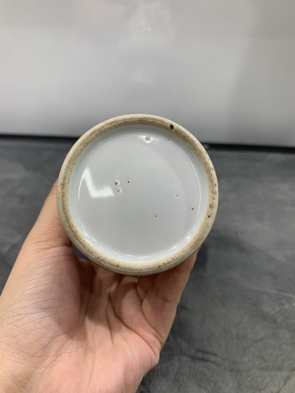 清晚期粉彩富贵大吉图瓶 - 图11
