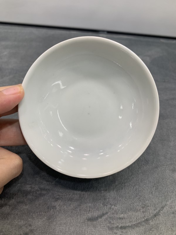 清中期青花双龙赶珠纹盖碗 - 图14