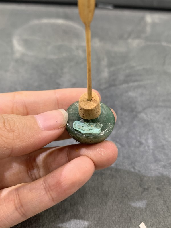 清乾隆青花狮子滚绣球纹鼻烟壶 - 图10