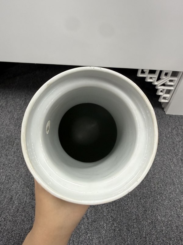清晚期五彩沙场点兵故事纹棒槌瓶 - 图7
