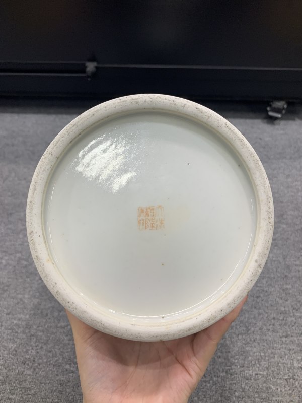 清晚期粉彩水漫金山人物故事纹棒槌瓶 - 图14