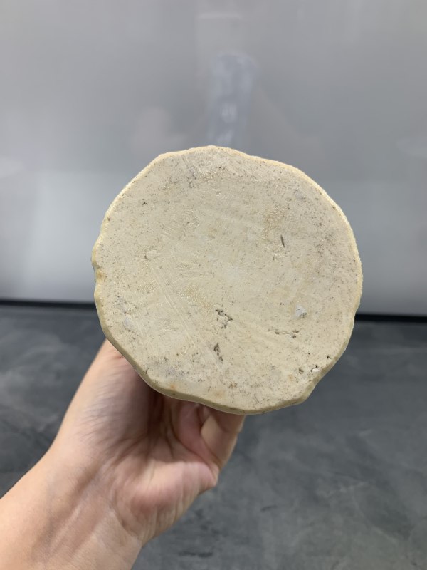 清康熙青花山水楼阁纹海棠形花觚 - 图8