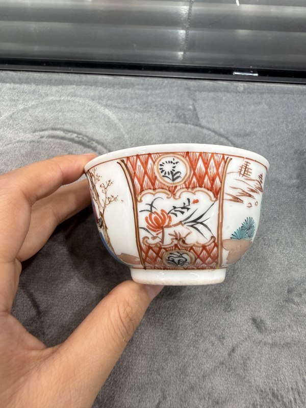 清乾隆广彩人物故事纹茶园 - 图3