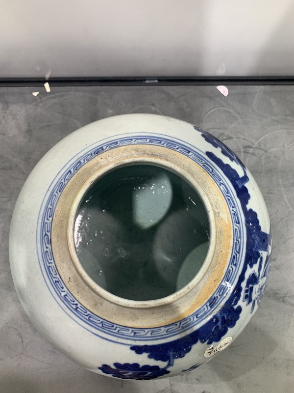 清中期青花福禄寿三星纹大罐 - 图7
