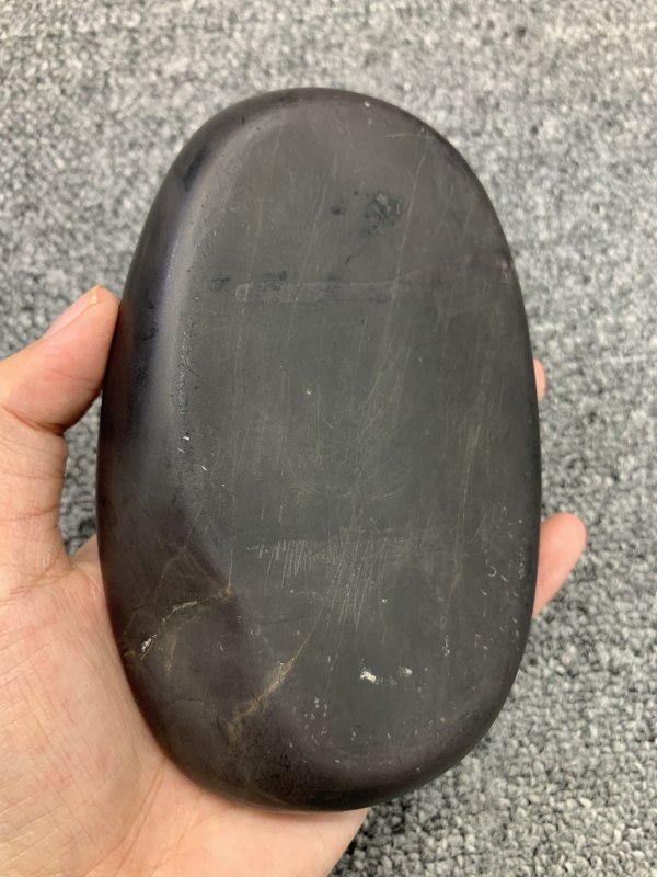 清早期端石随型砚台(带木盒) - 图7