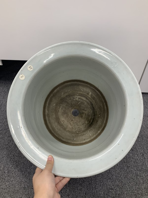 清晚期五彩雉鸡牡丹纹大花盆 - 图6