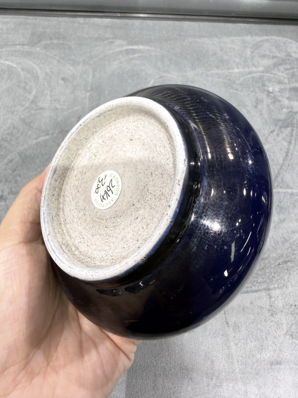 清晚期茄皮紫釉水盂 - 图8