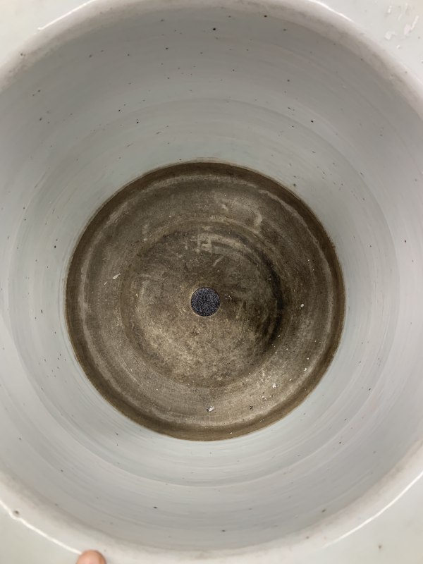 清晚期五彩雉鸡牡丹纹大花盆 - 图7