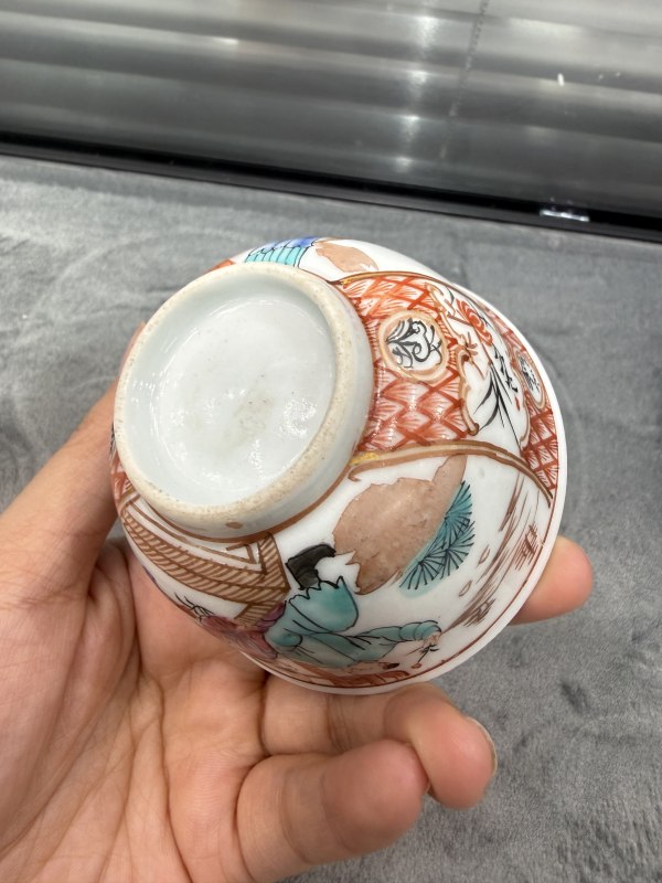 清乾隆广彩人物故事纹茶园 - 图10