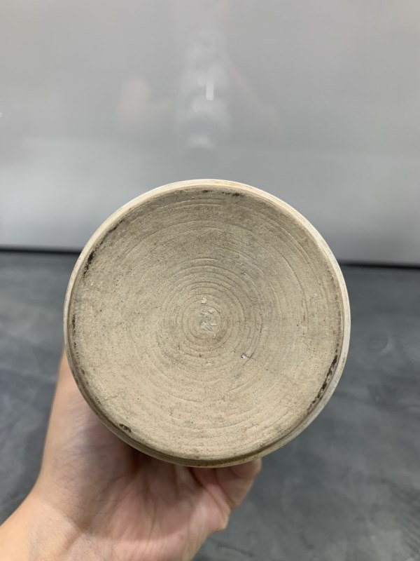 清晚期青花五彩洞石芭蕉麒麟引凤纹筒瓶 - 图7