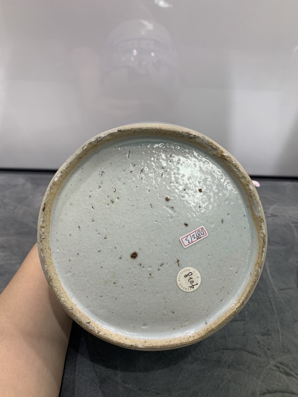 清中期青花山水楼阁纹罐 - 图9