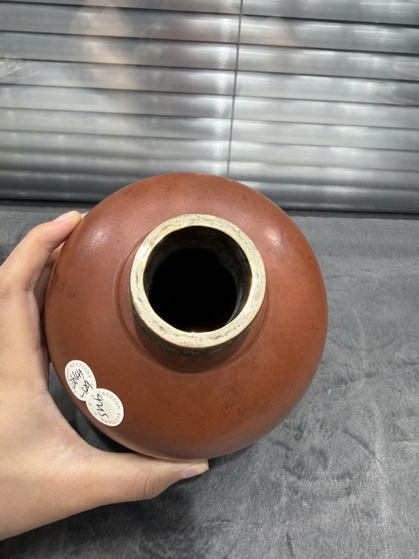 清紫砂茶叶罐（包铜口） - 图5