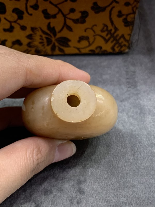 清黄玉鼻烟壶 - 图6