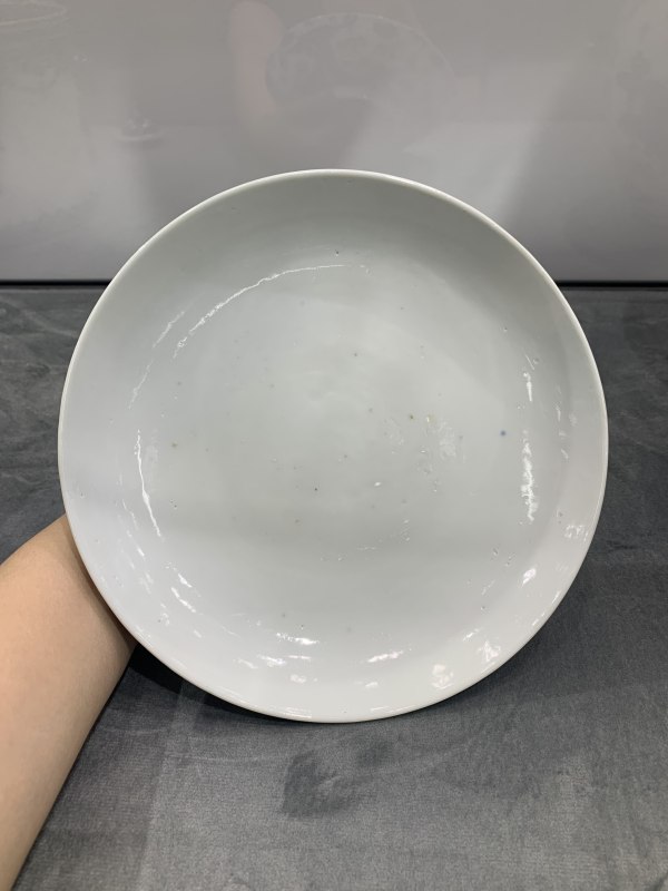 清晚期青花双龙赶珠纹盖碗 - 图15