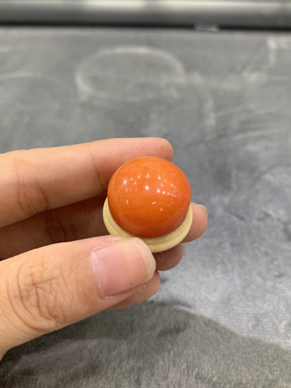 清晚期哥釉青花婴戏纹鼻烟壶（包铜口） - 图9