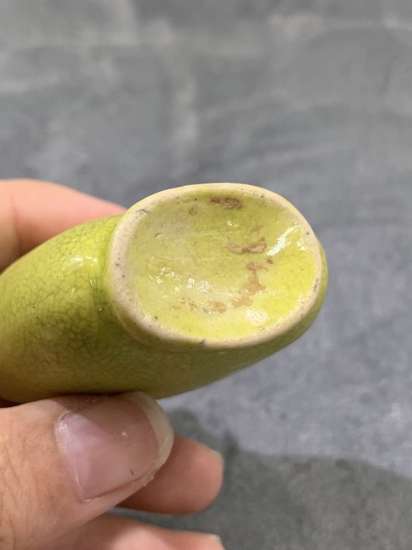 清晚期茶叶末釉鼻烟壶 - 图7