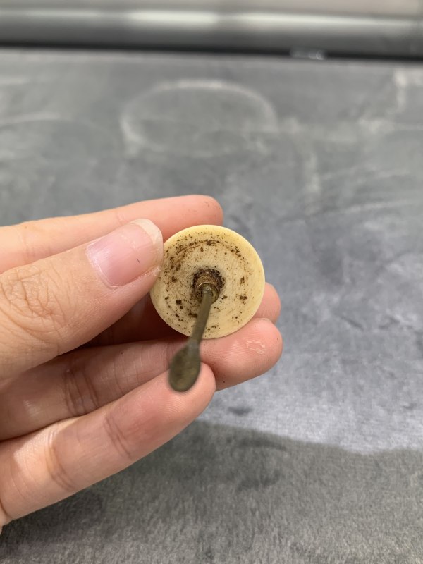 清晚期哥釉青花婴戏纹鼻烟壶（包铜口） - 图10