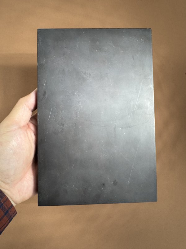 清 孙诒让款松树端石砚、潜研堂款端石平板砚两方 - 图7